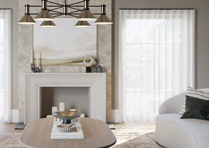 Casoria Voile, White Horizon - Made to Measure Curtains - Image 7